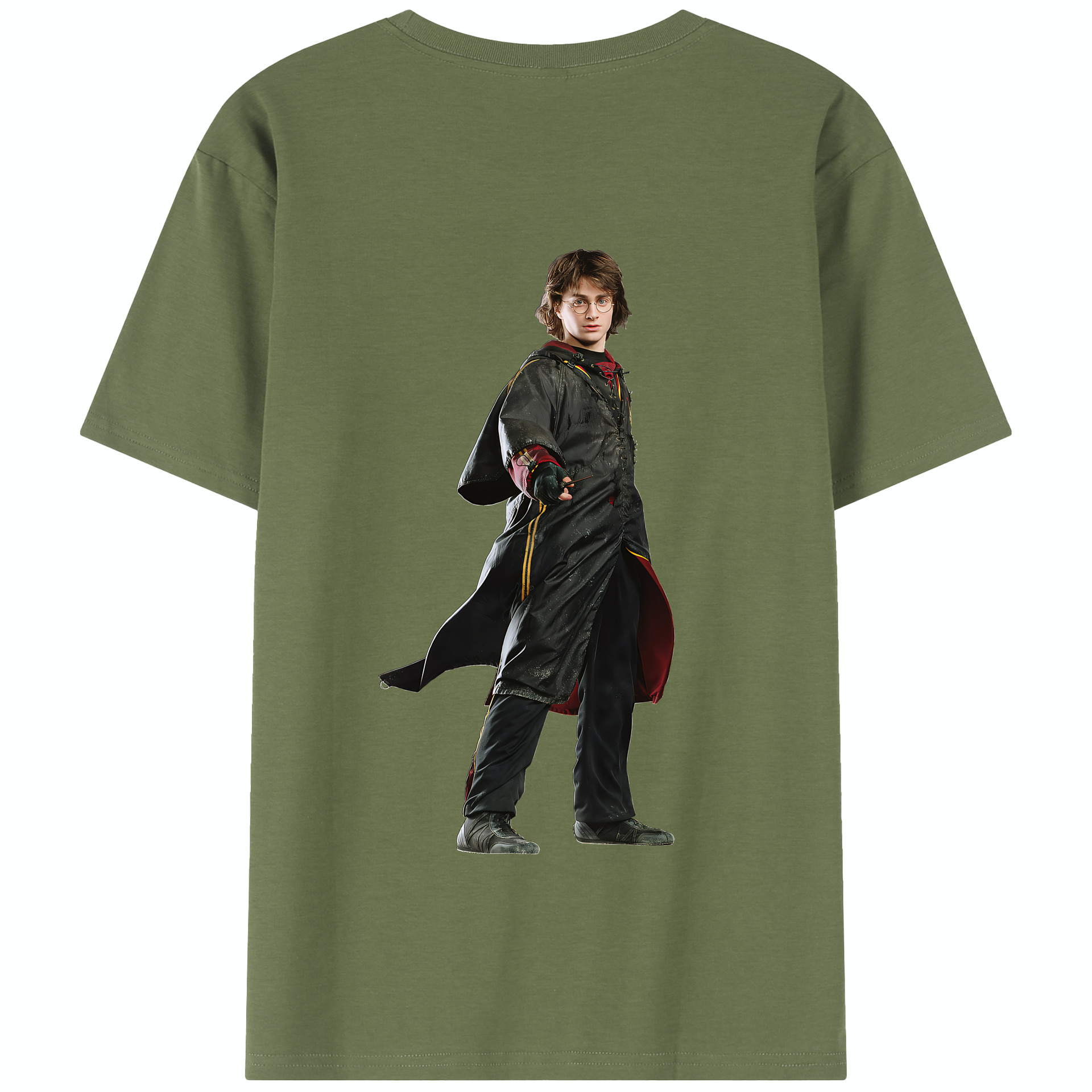 （画像用） Harry Potter ハリー・ポッターシリーズ 綿100％半袖Tシャツ（背面プリント）